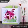 Komoda Happy K05 -  začarovaný domeček (Barva bílá)