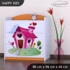 Komoda Happy K05 -  začarovaný domeček (Barva bílá)