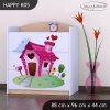 Komoda Happy K05 -  začarovaný domeček (Barva bílá)