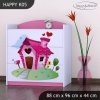Komoda Happy K05 -  začarovaný domeček (Barva bílá)
