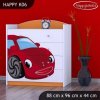 Komoda Happy K06 - pohádkové auto (Barva bílá)