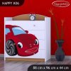 Komoda Happy K06 - pohádkové auto (Barva bílá)