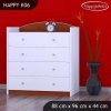 Komoda Happy K06 - bez motivu (Barva bílá)