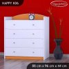 Komoda Happy K06 - bez motivu (Barva bílá)