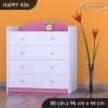 Komoda Happy K06 - bez motivu (Barva bílá)