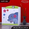 Komoda Happy K06 - delfín (Barva bílá)