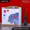 Komoda Happy K06 - delfín (Barva bílá)
