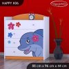 Komoda Happy K06 - delfín (Barva bílá)