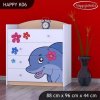 Komoda Happy K06 - delfín (Barva bílá)