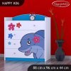 Komoda Happy K06 - delfín (Barva bílá)