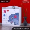 Komoda Happy K06 - delfín (Barva bílá)