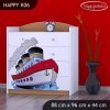 Komoda Happy K06 - velká loď (Barva bílá)