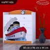 Komoda Happy K06 - velká loď (Barva bílá)