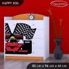 Komoda Happy K06 - ferrari (Barva bílá)