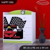 Komoda Happy K06 - ferrari (Barva bílá)