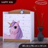 Komoda Happy K06 - jednorožec (Barva bílá)