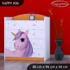 Komoda Happy K06 - jednorožec (Barva bílá)