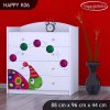 Komoda Happy K06 - barevný želvík (Barva bílá)