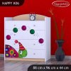 Komoda Happy K06 - barevný želvík (Barva bílá)