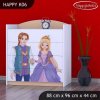 Komoda Happy K06 - princ a princezna (Barva bílá)