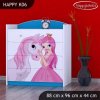 Komoda Happy K06 - princezna s koníkem (Barva bílá)