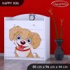 Komoda Happy K06 - pejsek (Barva bílá)