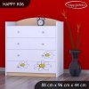 Komoda Happy K06 -motýlek (Barva bílá)