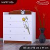 Komoda Happy K06 -  pirát (Barva bílá)
