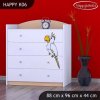 Komoda Happy K06 -  pirát (Barva bílá)