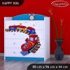 Komoda Happy K06 -  vláček (Barva bílá)