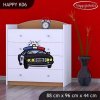 Komoda Happy K06 -  policie (Barva bílá)