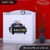 Komoda Happy K06 -  policie (Barva bílá)