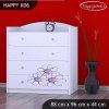 Komoda Happy K06 - slimák (Barva bílá)