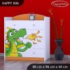 Komoda Happy K06 - drak (Barva bílá)