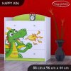 Komoda Happy K06 - drak (Barva bílá)