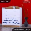 Komoda Happy K06 - loď (Barva bílá)