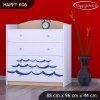 Komoda Happy K06 - loď (Barva bílá)