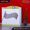 Komoda Happy K06 -  závod (Barva bílá)