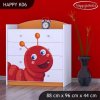 Komoda Happy K06 -  veselá housenka (Barva bílá)