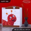 Komoda Happy K06 -  veselá housenka (Barva bílá)