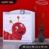 Komoda Happy K06 -  veselá housenka (Barva bílá)