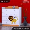 Komoda Happy K06 -  veselý zvěřinec (Barva bílá)
