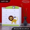 Komoda Happy K06 -  veselý zvěřinec (Barva bílá)