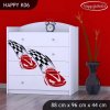 Komoda Happy K06 -  závod F1 (Barva bílá)
