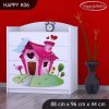 Komoda Happy K06 -  začarovaný domeček (Barva bílá)