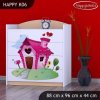 Komoda Happy K06 -  začarovaný domeček (Barva bílá)