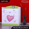 Komoda Happy K06 -  zamilovaný medvídek (Barva bílá)