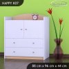 Komoda Happy K07 - bez motivu (Barva bílá)