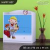 Komoda Happy K07 - bořek stavitel (Barva bílá)