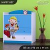 Komoda Happy K07 - bořek stavitel (Barva bílá)
